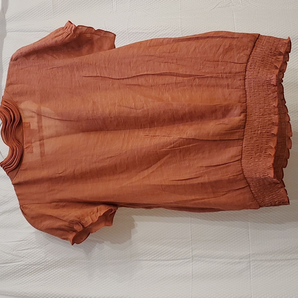Urban Mango Ruffle Top - Picture 4 of 4
